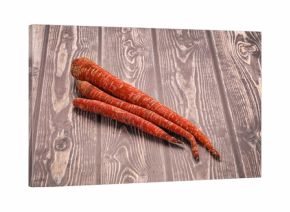 Red Indian raw carrot vegetable