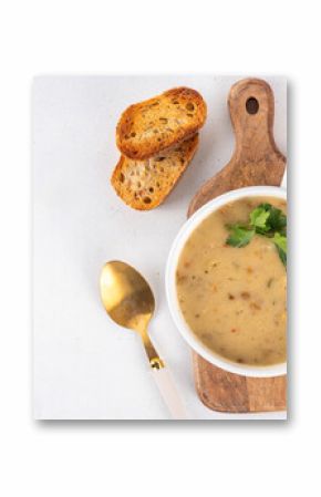 Thick vegan cream soup