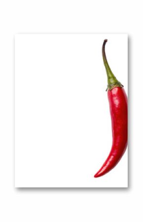 Fresh red chili pepper, perfect for adding spice to dishes. isolated against a transparent background.