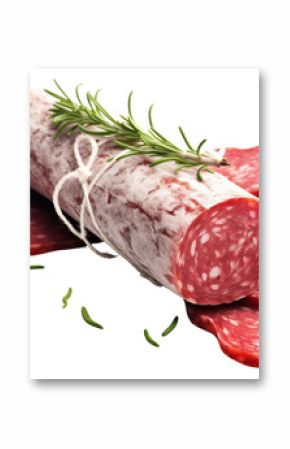 PNG Salami meat beef food.