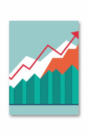 The line graph on the food price index chart is sharply angled with a steep upward spike that resembles a mountain peak.. Vector illustration