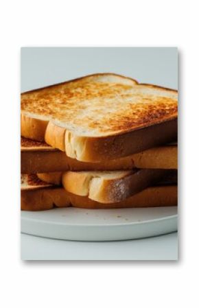 Crunchy rusks isolated on white background