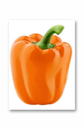 sweet Pepper, Paprika, isolated on white background, full depth of field