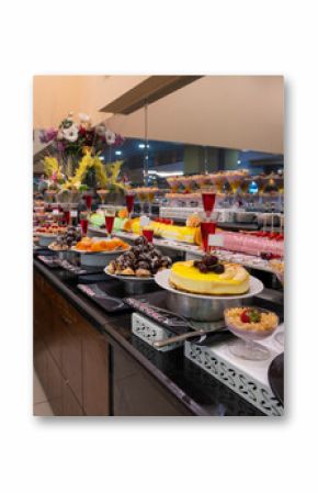 Dessert variations of an resort self service 
