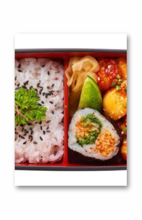 PNG Japanese bento food delicious japanese meal.