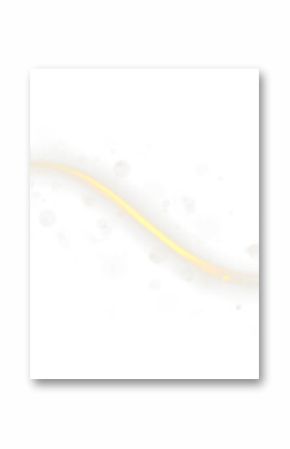 PNG bright glowing gold sparkle wave motion spark trail isolated line dust flash neon swirl transparent twinkle stardust illustration christmas effect flare flow fantasy ray speed spray  