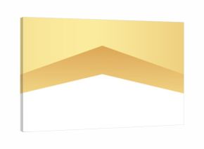 Wavy shape for banner design. Abstract golden element. Curve border and header for website template. Luxury bottom and separator decoration for certificate