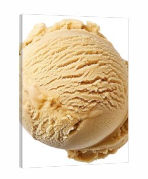 PNG Creamy vanilla ice cream scoop