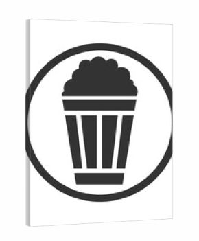 Popcorn package bag  icon isolated on transparent background