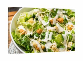 Healthy Homemade Caesar Salad