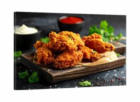 Frittierte Hähnchenflügel