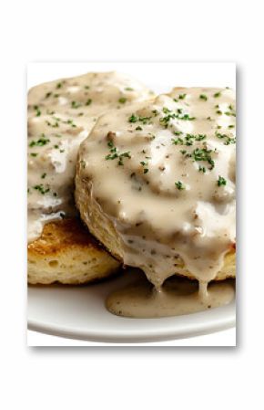 PNG Delicious biscuits with creamy gravy