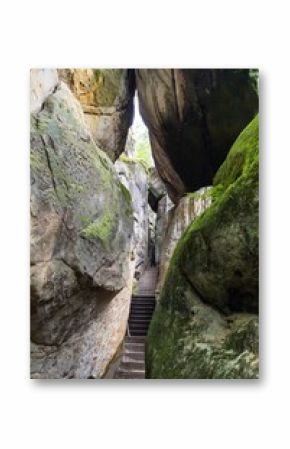 sandstone rock city czech or Bohemian paradise