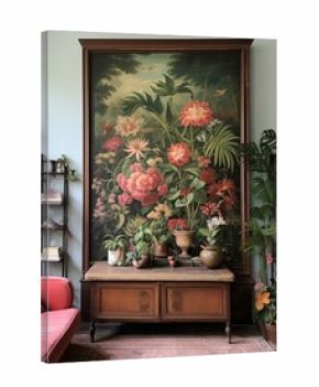 Bohemian Botanical Wall Hangings: Vintage Landscape Wall Art
