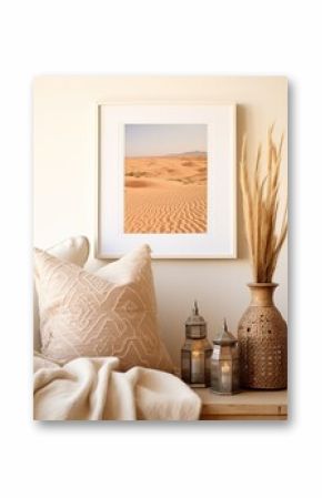 Boho Desert Sunset Imagery - Sand Dunes Print for Farmhouse Decor