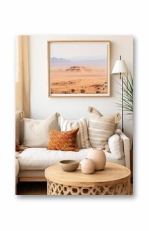 Bohemian Desert Vistas: Artistic Rolling Hills and Sand Dunes with Boho Charm