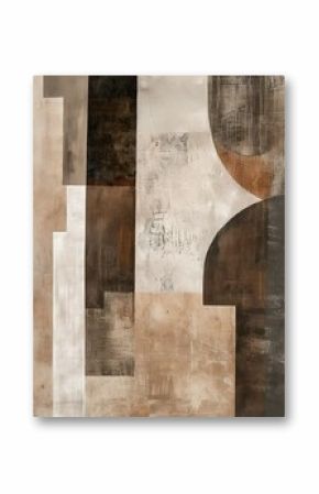  painting features abstract minimal boho style neutral color theme wall art or painting 