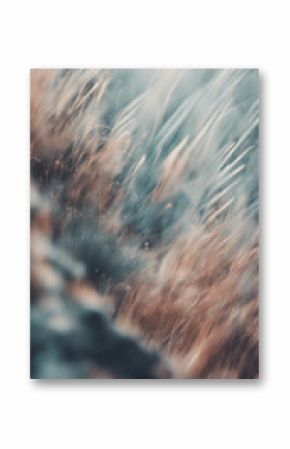 Abstract Scandinavian art print Design Blend organic shapes and elements