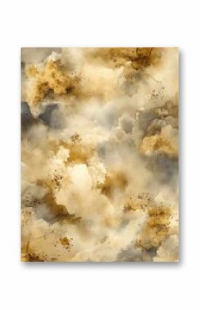 Abstract beige and brown cloudy pattern