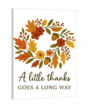 A Little Thanks Goes a Long Way