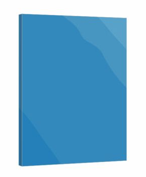 blue minimalist abstract aesthetic illustration. Modern style wall decoration. Contemporary artistic poster collection