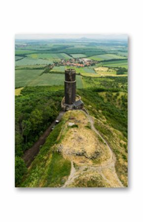 Hazmburk Castle and the landscape of the Bohemian Central Highlands