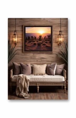 Boho Desert Sunset Imagery: Stunning Print for Boho-Chic Farmhouse Decor