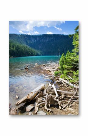 glacial Devil lake (Certovo jezero), Sumava mountains, South Bohemian Region, Czech Republic