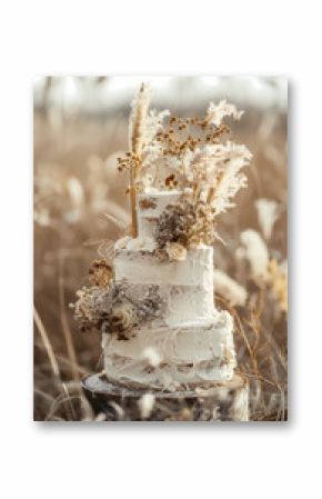Close picture of a set up boho wedding table