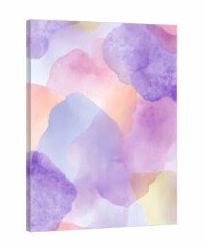 Modern watercolor seamless pattern with soft pastels and edgy composition for fashion design