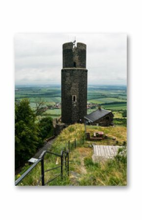 Hazmburk Castle and the landscape of the Bohemian Central Highlands