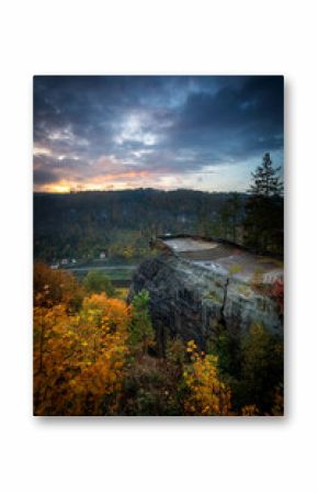 belvedere viewpoint in bohemian switzerland national park