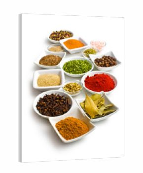 Various spices and herbs.