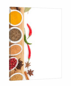 Various spices selection
