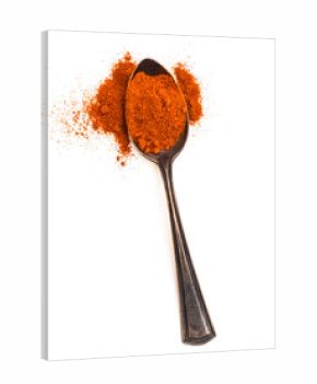 Red Chili Pepper powder in spoon