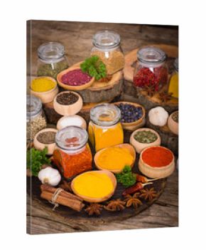 Various spices and herbs
