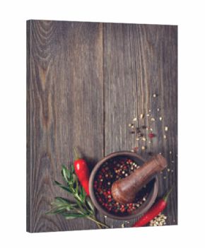 Fresh spices and herbs.