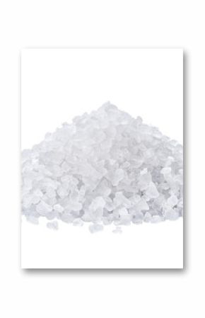 Stos soli kuchennej na białym tle XL