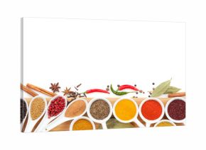 Various spices selection