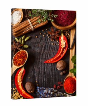 Spices and herbs.