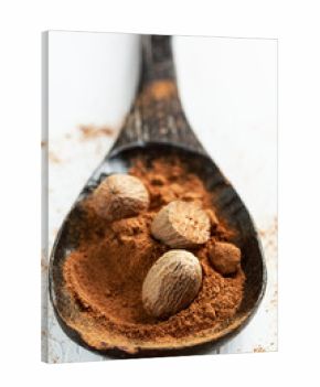 Ground nutmeg spice - noce moscata