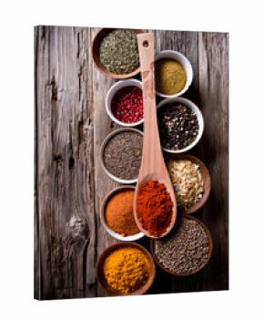 Assorted spices