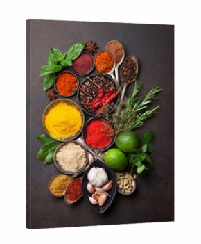 Various spices and herbs