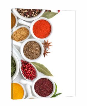 Various spices selection