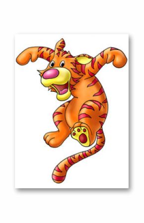 cute tiger cartoon