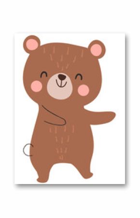 Cute bear vector