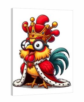 chicken king cartoon