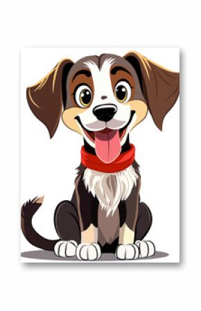 cartoon cute dog 