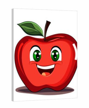 red apple cartoon