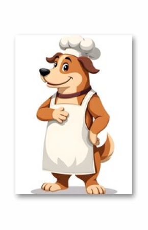 dog chef cartoon